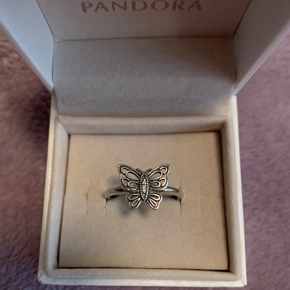 Pandora butterfly ring